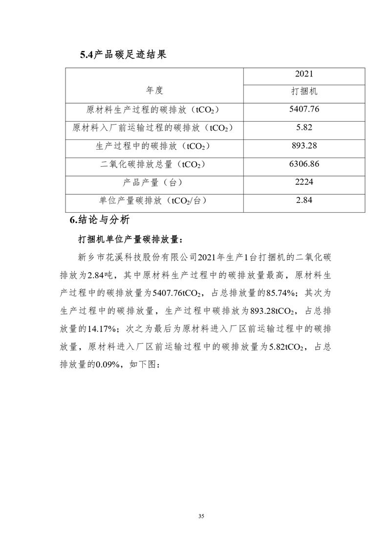 新乡市花溪科技股份有限公司2021年度产品碳足迹报告_page-0007